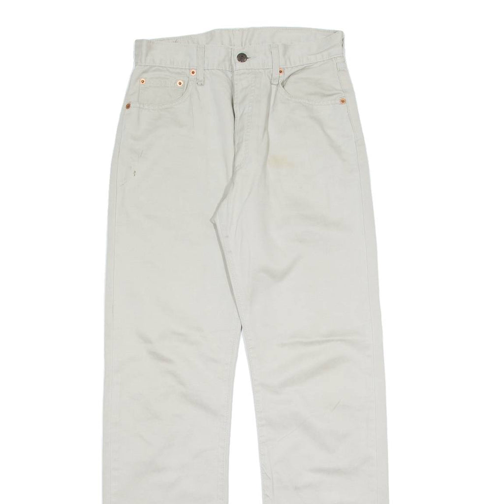 LEVI'S 551 Mens Trousers Cream Regular Straight W29 L31