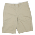 DICKIES Mens Shorts Beige Casual L W38 Cotton Blend Workwear Style