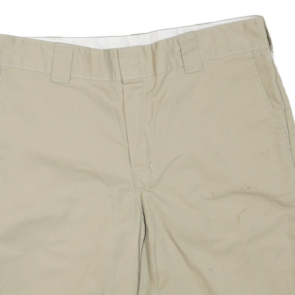 DICKIES Mens Shorts Beige Casual L W38 Cotton Blend Workwear Style