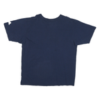 ADIDAS Mens Navy Blue Graphic T-Shirt XL Short Sleeve Crew Neck Cotton Blend