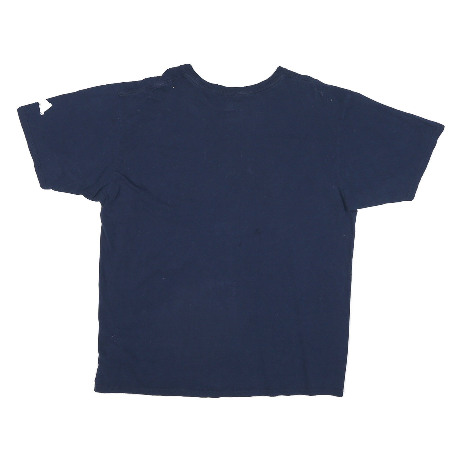 ADIDAS Mens Navy Blue Graphic T-Shirt XL Short Sleeve Crew Neck Cotton Blend