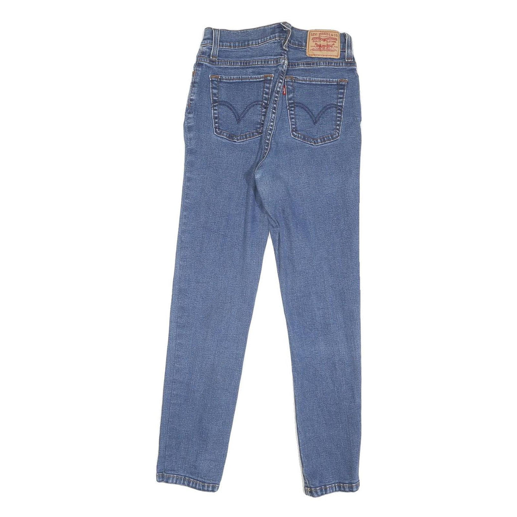 LEVI'S 512 Womens Jeans Blue Regular Skinny Denim Medium Wash W24 L27 Classic
