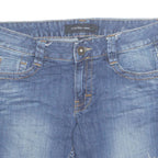 CALVIN KLEIN JEANS Cut Off Womens Denim Shorts Blue Relaxed S W30