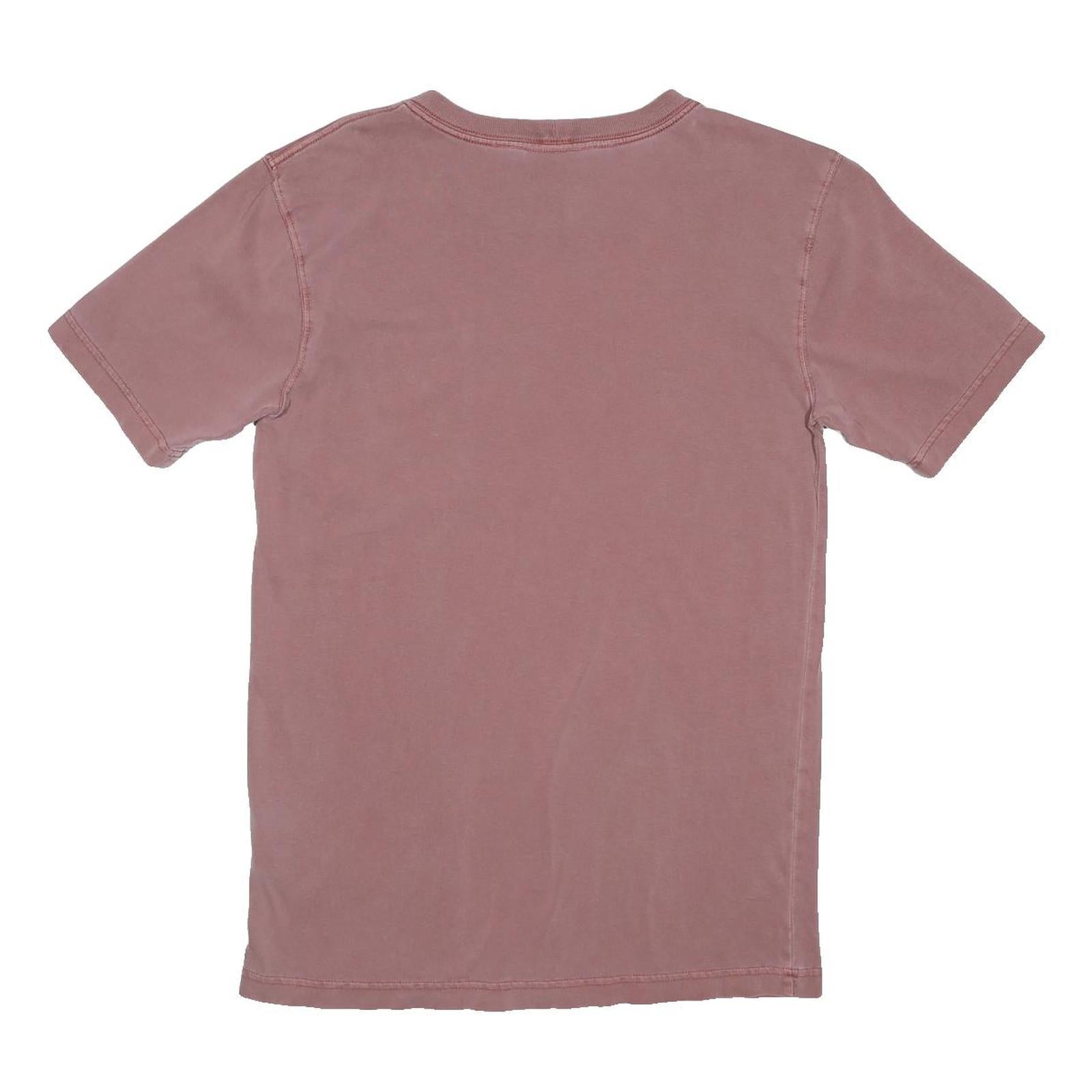 CARHARTT Mens Pink Plain T-Shirt S Short Sleeve Crew Neck Chest Pocket Cotton
