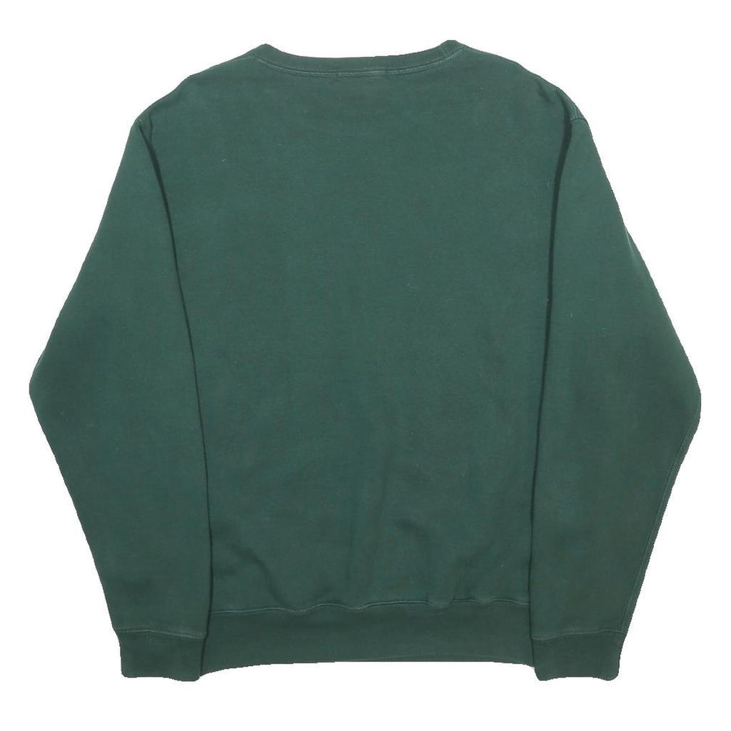 POLO RALPH LAUREN Mens Green Sweatshirt Crew Neck S Cotton Blend Classic Logo