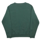 POLO RALPH LAUREN Mens Green Sweatshirt Crew Neck S Cotton Blend Classic Logo