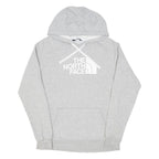 THE NORTH FACE Womens Grey Pullover Hoodie L Cotton Blend Casual Sweatshirt