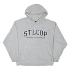 OURAY Mens Grey STLCOP College Of Pharmacy Pullover Hoodie L Casual Cotton Blend