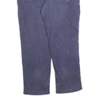 CARHARTT Mens Relaxed Fit Blue Cotton Blend Trousers W36 L30 Workwear Casual