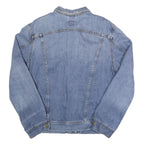 LEE Mens Blue Denim Jacket XL Cotton Button Closure Classic Casual