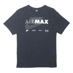 NIKE Mens Black Air Max Graphic T-Shirt S Short Sleeve Crew Neck Sportswear