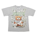 MOSCHINO Womens Grey Teddy Bear Graphic T-Shirt L Short Sleeve Crew Neck