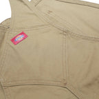 DICKIES Mens Brown Cotton Classic Dungarees XL W40 L32 Durable Workwear Style