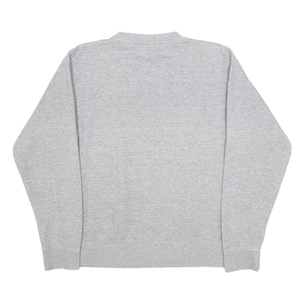 FILA Mens Grey Crew Neck M Cotton Blend Sweatshirt Classic Logo Pullover