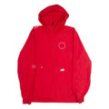 LVFT Mens Pullover Jacket Red USA Hooded XL