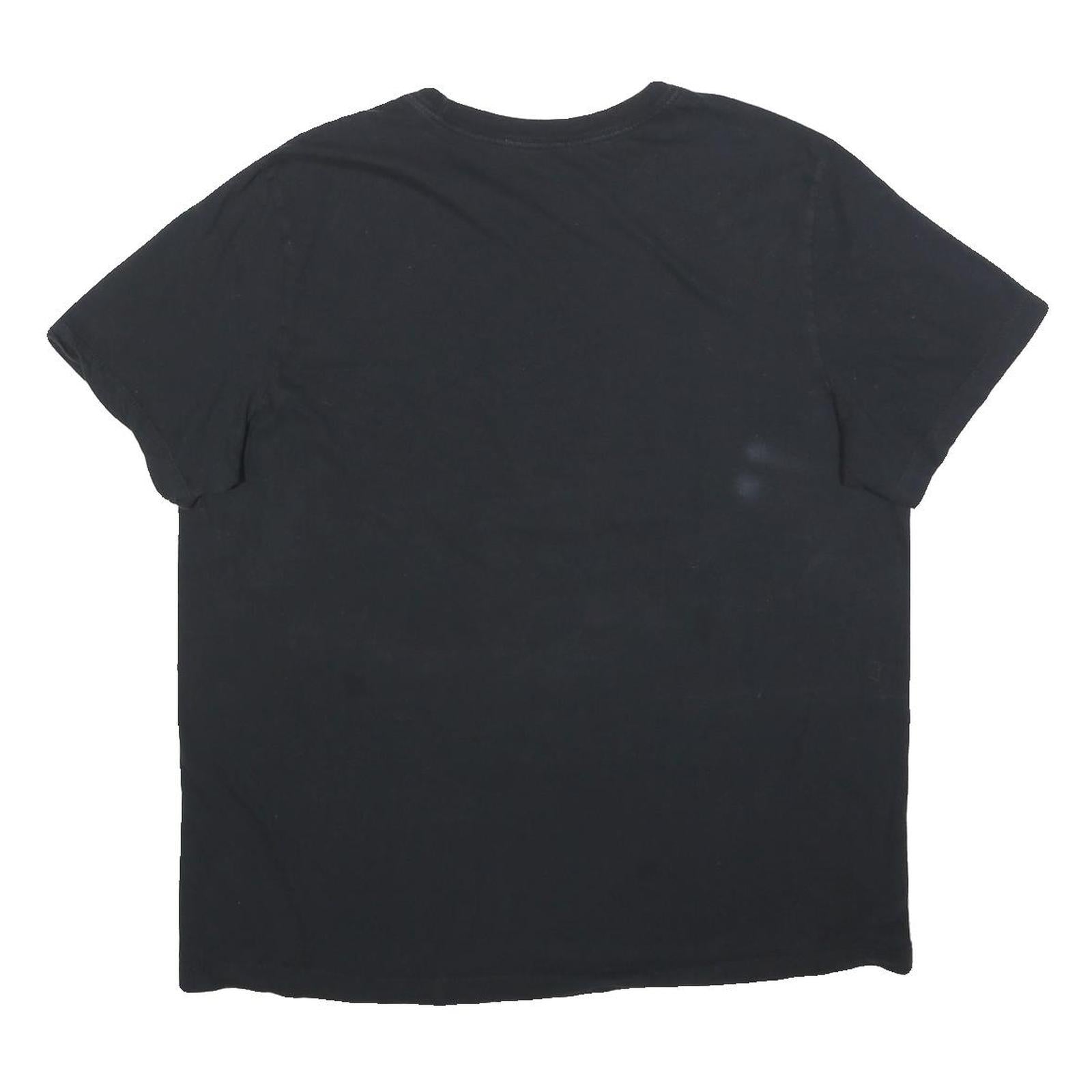 NIKE Mens Black Just Do It T-Shirt XL Short Sleeve Crew Neck Graphic Print