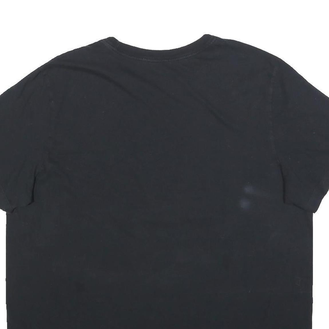 NIKE Mens Black Just Do It T-Shirt XL Short Sleeve Crew Neck Graphic Print