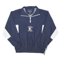 HOLLOWAY Mens Navy & White Revere Football Sports Zip Jacket XL Polyester