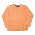 CHAMPION Mens Orange Crew Neck S Cotton Blend Casual Sweatshirt
