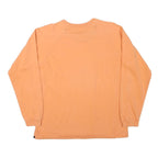 CHAMPION Mens Orange Crew Neck S Cotton Blend Casual Sweatshirt