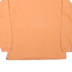 CHAMPION Mens Orange Crew Neck S Cotton Blend Casual Sweatshirt