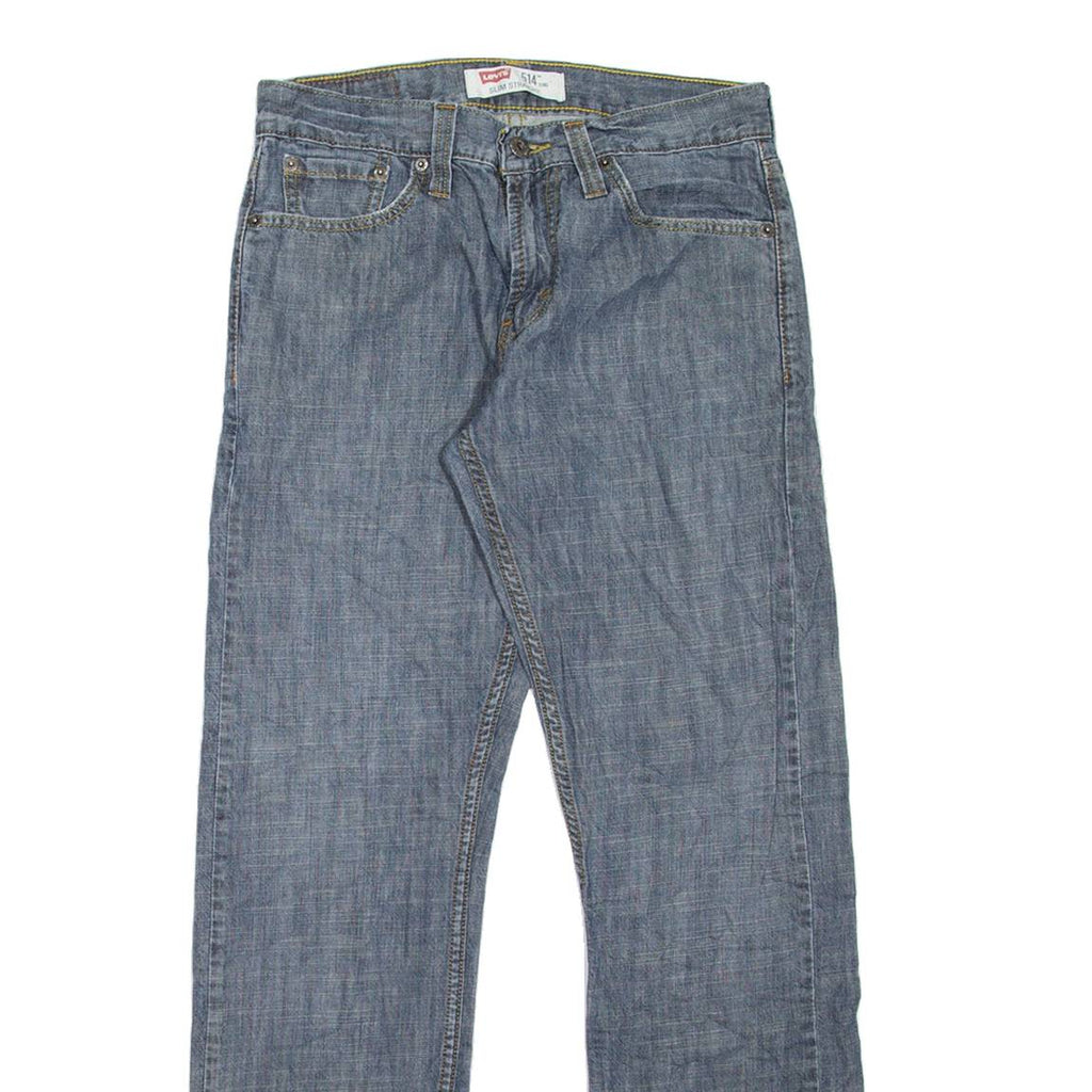 LEVI'S 514 Jeans Mens Blue Slim Straight W29 L30