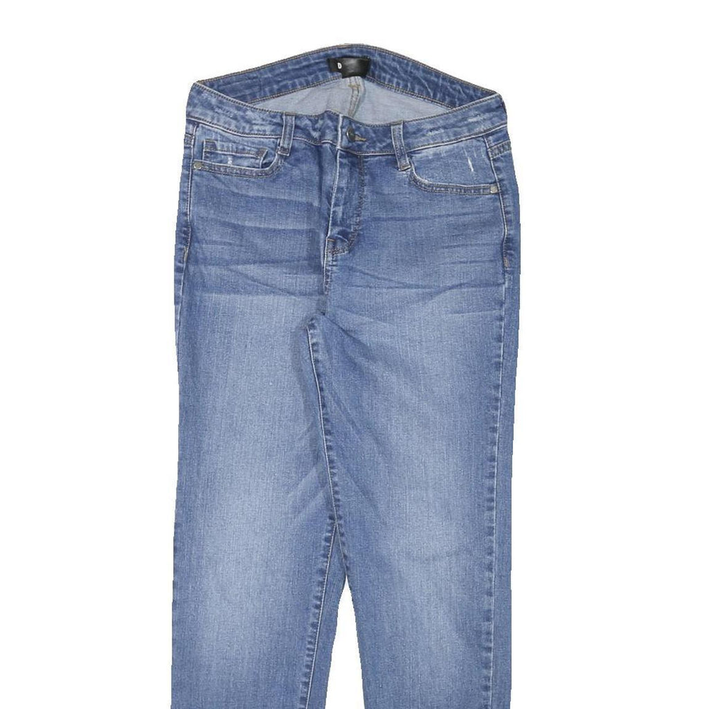 DKNY Womens Jeans Blue Slim Skinny Denim Medium W28 L25 Stylish Cotton Blend