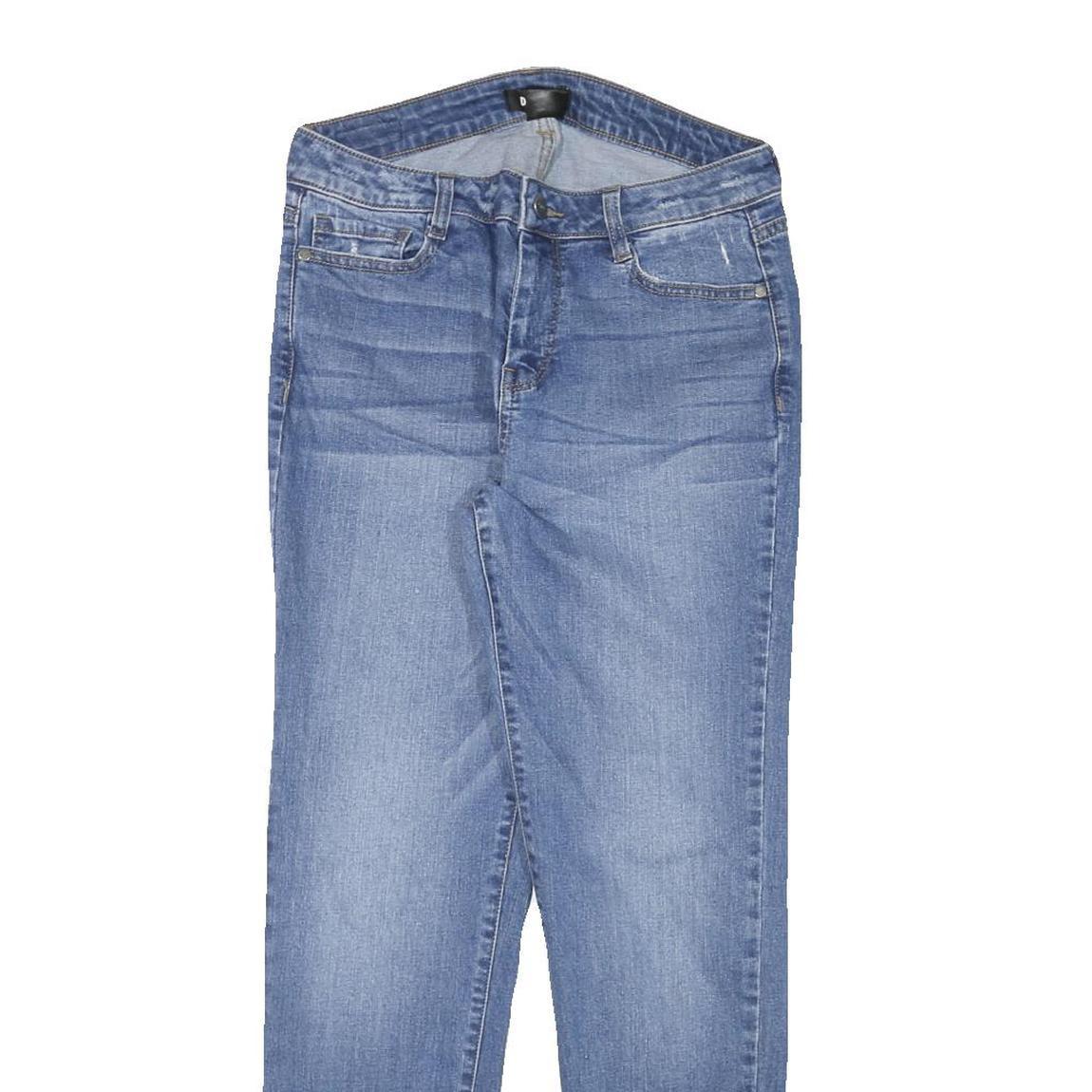 DKNY Womens Jeans Blue Slim Skinny Denim Medium W28 L25 Stylish Cotton Blend
