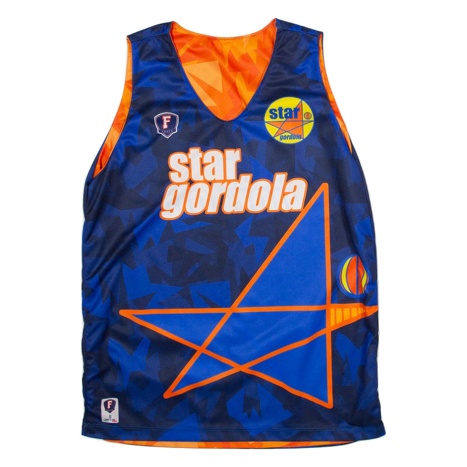 Mens Jersey Blue Sleeveless M