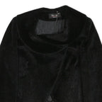 KAAN Womens Black Button Jacket XS Polyester Blend Soft Fabric Elegant