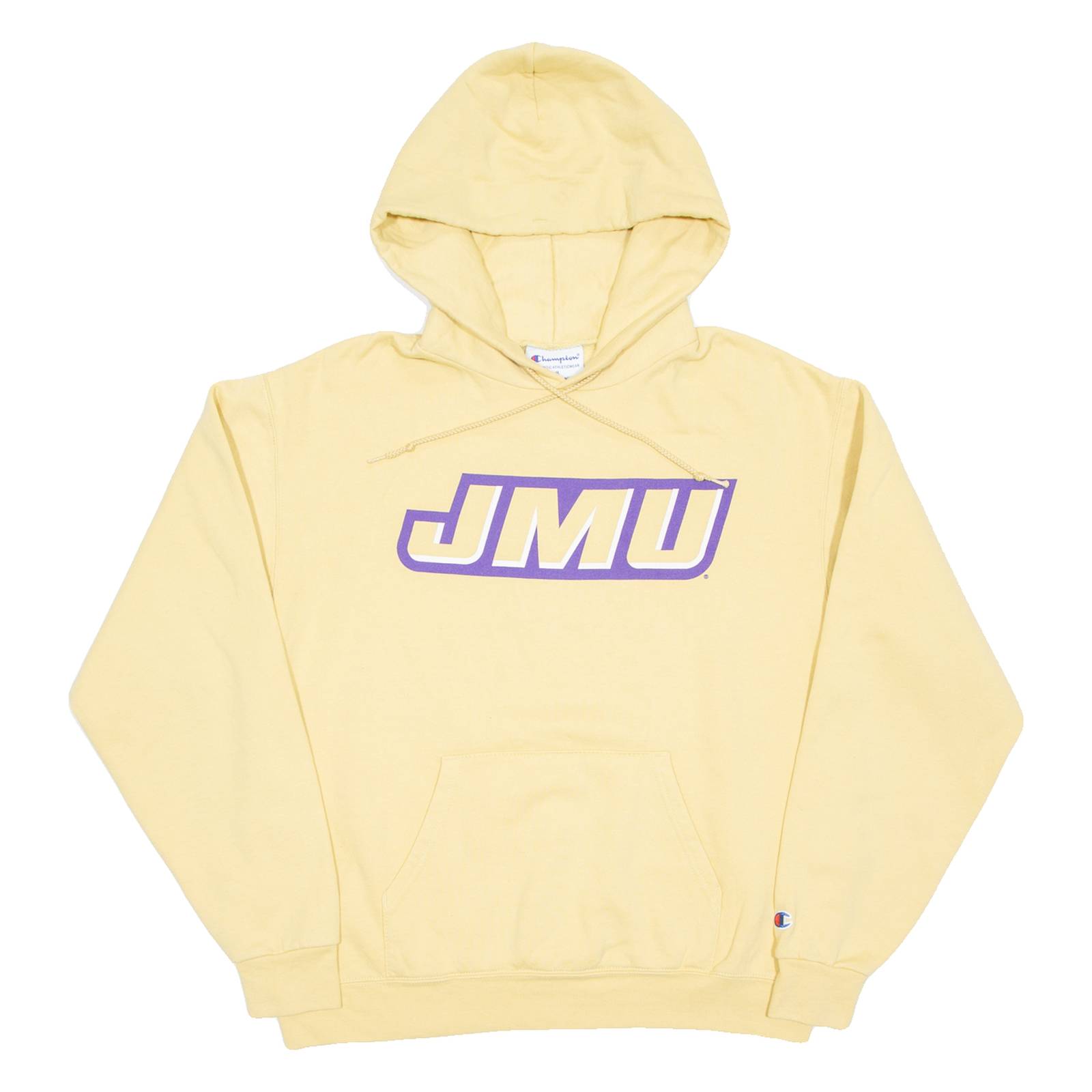 CHAMPION Mens Yellow Hoodie M