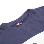 FILA Mens Navy Blue White & Red Logo Crew Neck M Sweater Pullover