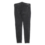 TOMMY HILFIGER Womens Jeans Black Slim Skinny Denim Medium W30 L32 Stylish Zip