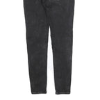 TOMMY HILFIGER Womens Jeans Black Slim Skinny Denim Medium W30 L32 Stylish Zip