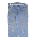 DICKIES Mens Relaxed Blue Denim Cotton Blend Jeans W38 L34 Classic Workwear Zip