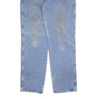 DICKIES Mens Relaxed Blue Denim Cotton Blend Jeans W38 L34 Classic Workwear Zip