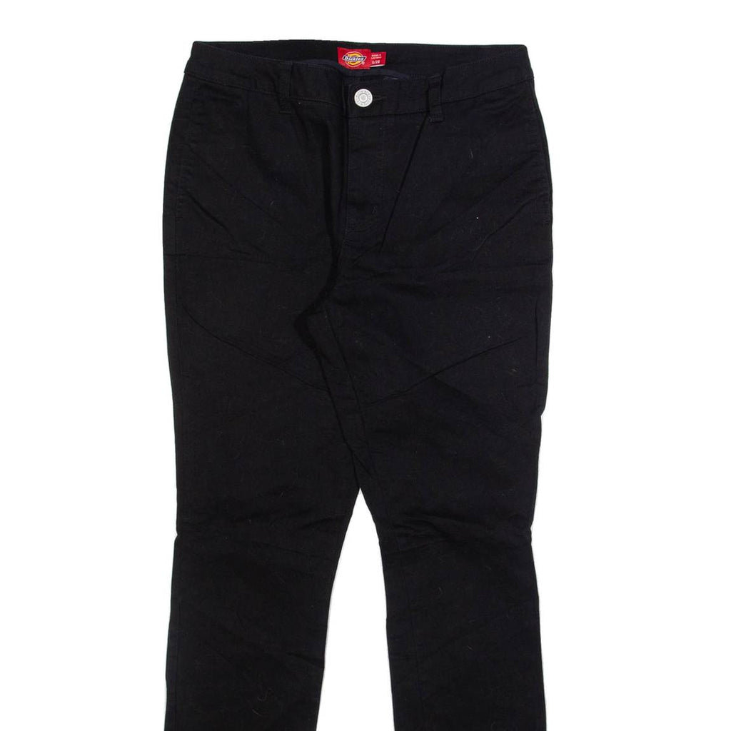 DICKIES Womens Trousers Black Slim Skinny W29 L31