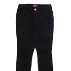 DICKIES Womens Trousers Black Slim Skinny W29 L31