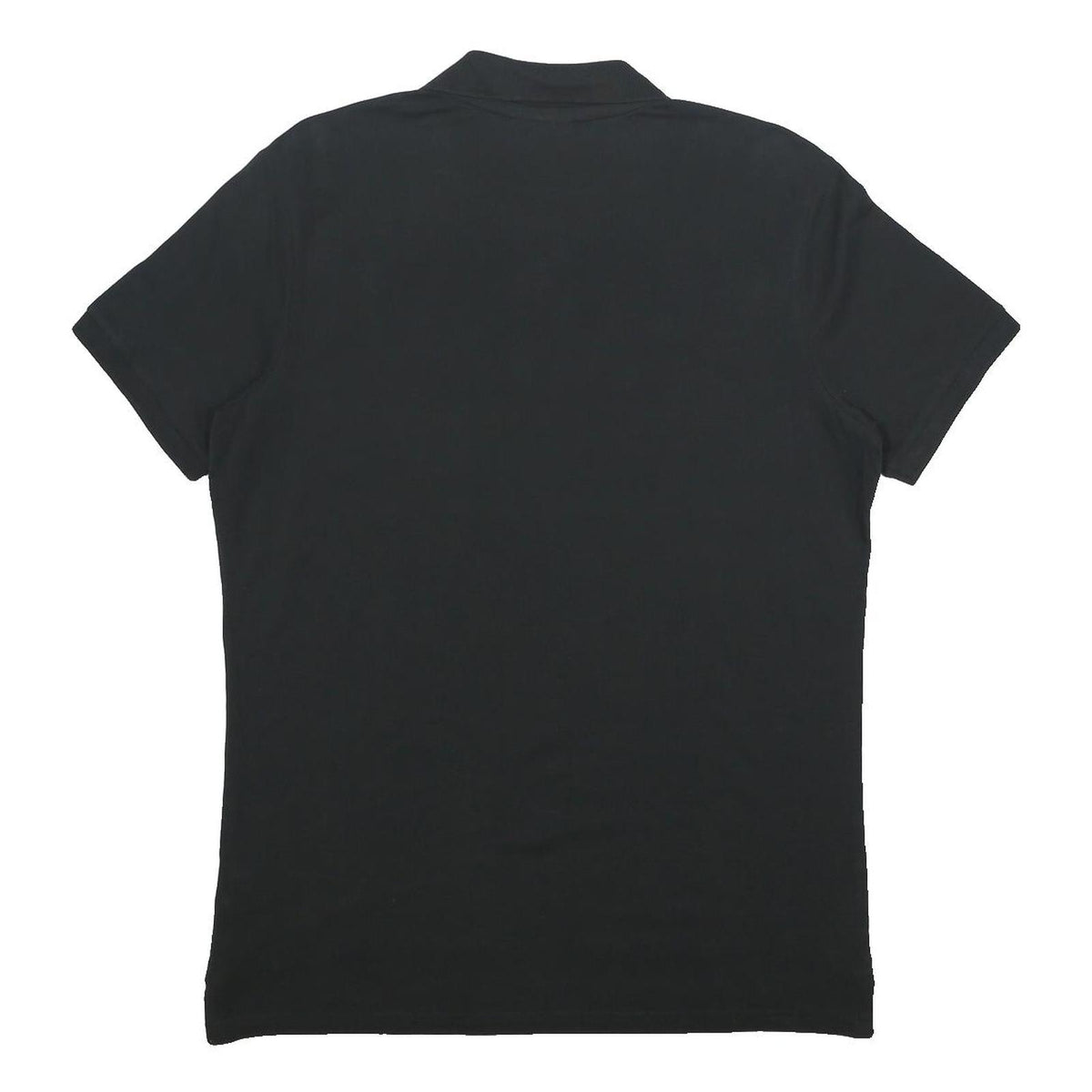 DIADORA Mens Black Cotton Short Sleeve Polo Shirt XL Basic Casual