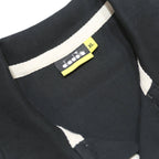 DIADORA Mens Black Cotton Short Sleeve Polo Shirt XL Basic Casual