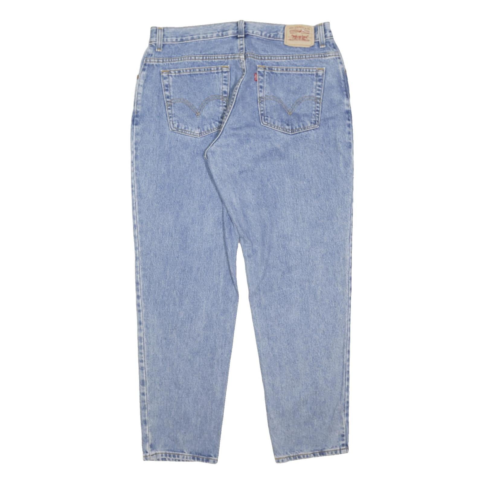 LEVI'S 550 Tapered Mens Jeans Blue Relaxed Tapered Denim Medium W33 L41 Retro