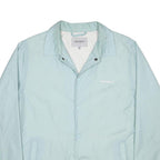 CARHARTT WIP Mens Light Blue Coach Jacket M Nylon Plain Button Closure