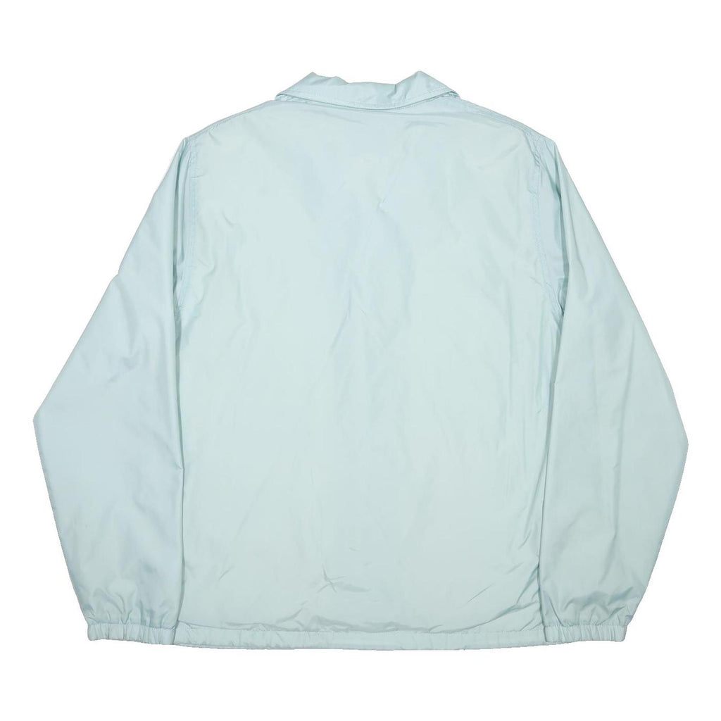 CARHARTT WIP Mens Light Blue Coach Jacket M Nylon Plain Button Closure