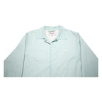 CARHARTT WIP Mens Light Blue Coach Jacket M Nylon Plain Button Closure