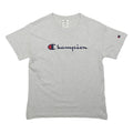 CHAMPION Mens Grey Logo Graphic T-Shirt XS Short Sleeve Crew Neck Cotton