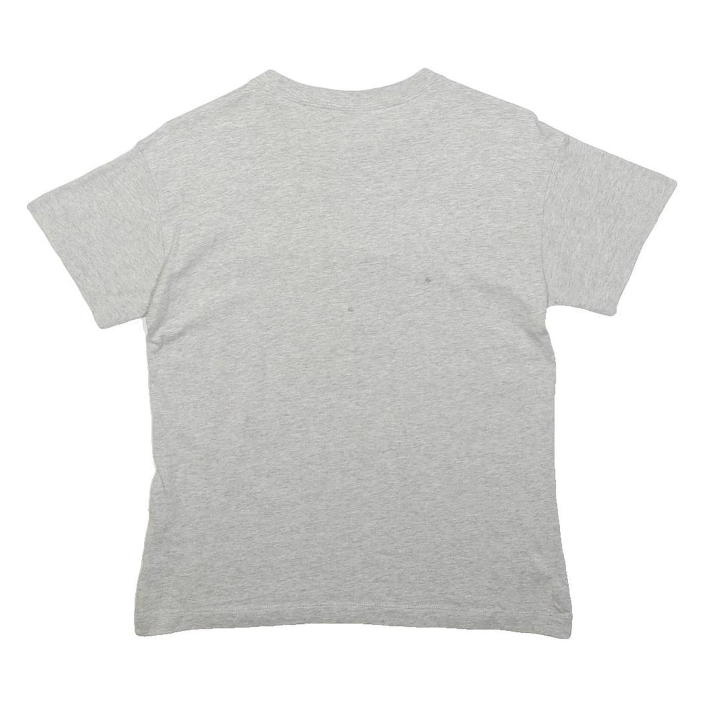 CHAMPION Mens Grey Logo Graphic T-Shirt XS Short Sleeve Crew Neck Cotton