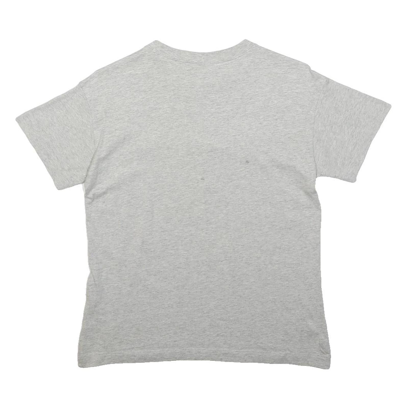 CHAMPION Mens Grey Logo Graphic T-Shirt XS Short Sleeve Crew Neck Cotton