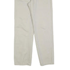CALVIN KLEIN JEANS Mens Cotton Blend Beige Regular Trousers W32 L30 Classic Zip