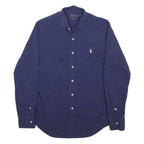 POLO RALPH LAUREN Mens Blue Shirt S Classic Button Down Long Sleeve Cotton