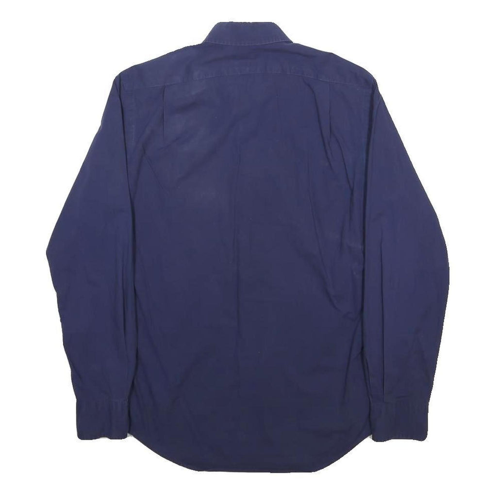 POLO RALPH LAUREN Mens Blue Shirt S Classic Button Down Long Sleeve Cotton
